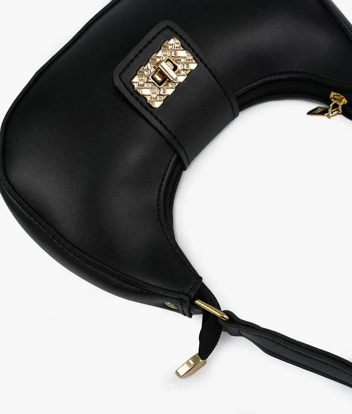 Bella Luxe Shoulder Bag Black