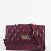 Elegant Quilted Burgundy H-AR-4 Maroon